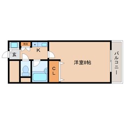 生駒駅 徒歩4分 5階の物件間取画像